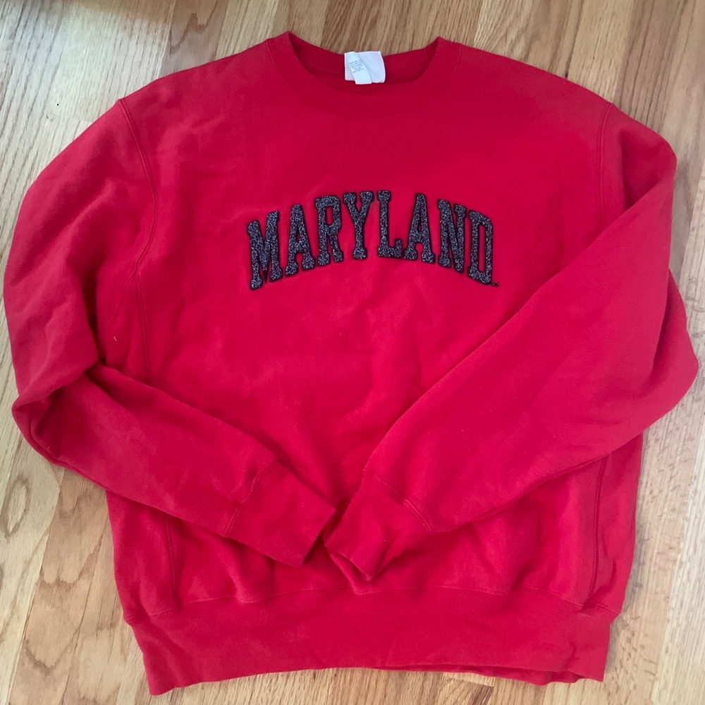 University of Maryland Appliqué Reverse Weave Sweatshirt